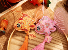 Load image into Gallery viewer, goldfish good luck charm
