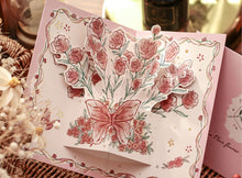 Load image into Gallery viewer, Anniversary Roses Bouquet Pop-Up Card