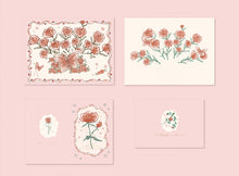 Load image into Gallery viewer, Japanese Pop-Up Card rose and prince