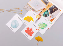 Load image into Gallery viewer, leaf shaped sticky notes
