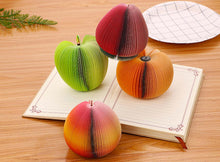 Load image into Gallery viewer, 3d fruit shaped notepad