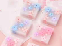 Load image into Gallery viewer, Square Cherry Flower Eraser Set
