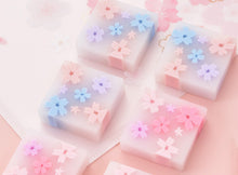 Load image into Gallery viewer, Square Cherry Flower Eraser Set