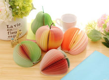 Load image into Gallery viewer, fruit shaped notepad autumn gift