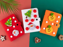 Load image into Gallery viewer, fabric covered notebook with binder