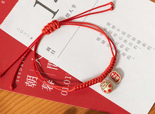 Load image into Gallery viewer, Red String Fortune Bracelet
