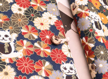 Load image into Gallery viewer, lucky cat fabric covered planner