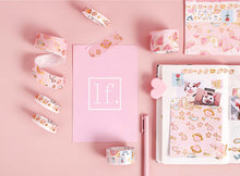 Load image into Gallery viewer, pink washi tape set
