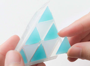 creative triangle rubber eraser
