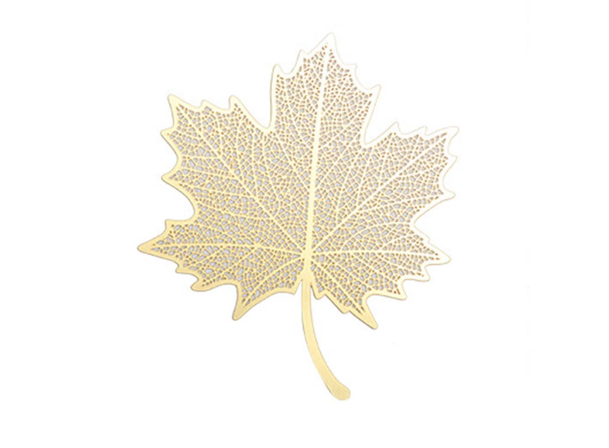 Metal Hollowed Leaf Bookmark – PaperMoonIsland