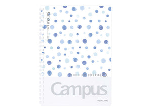 Campus 8 holes blue drop binder notebook
