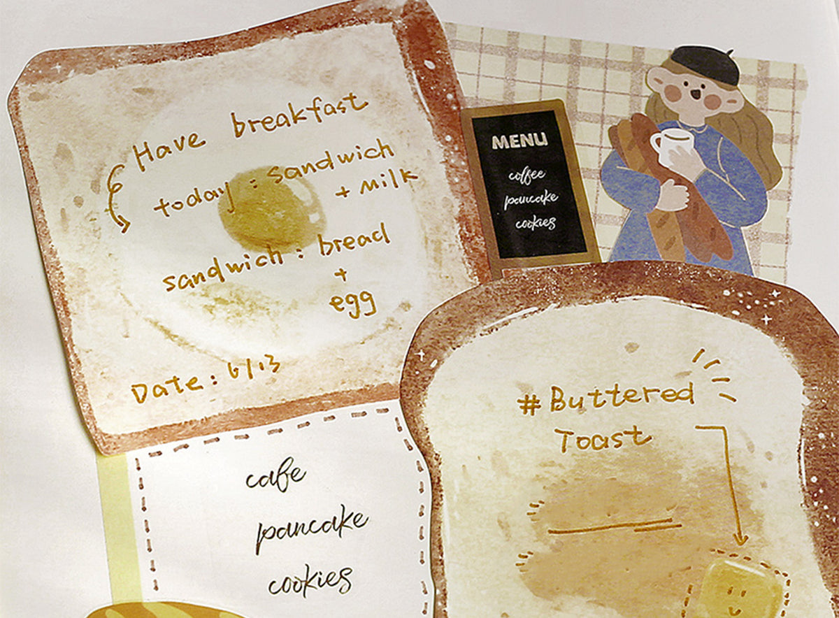 Toast Notes Memory Toast Sticky Notes | Self-Adhesive Notes – Paper Moon Island