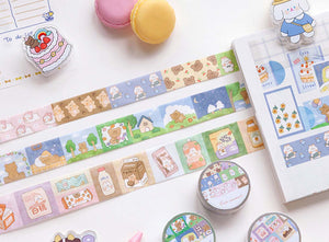 cartoon washi tapes for planners