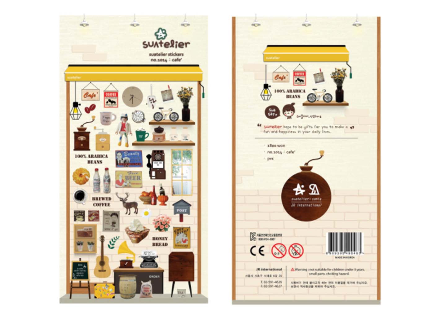 Korean cute stickers journal supplies