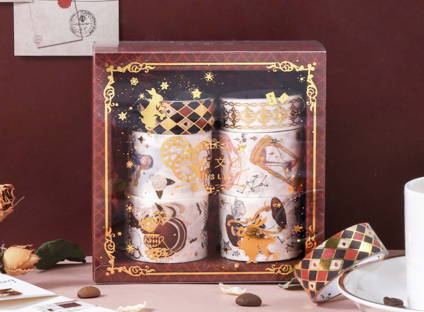 Alice in Wonderland Washi Tape Set