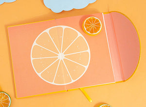 hardcover fruit notebook