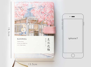 cherry blossom notebook