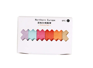 Rainbow Color Decorative Adhesive Tapes