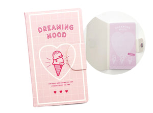 pink pocket diary magnet 